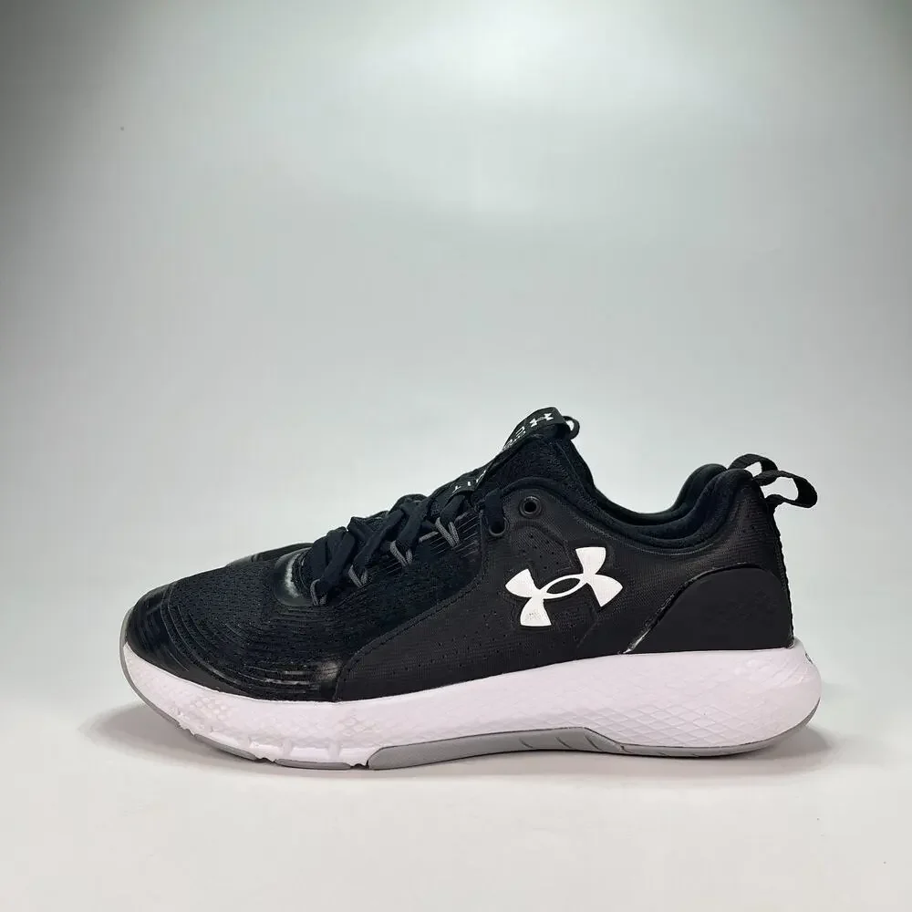 Under Armour Charged Commit TR 3 Black Training Shoes 3023703-001 Men's Size 9